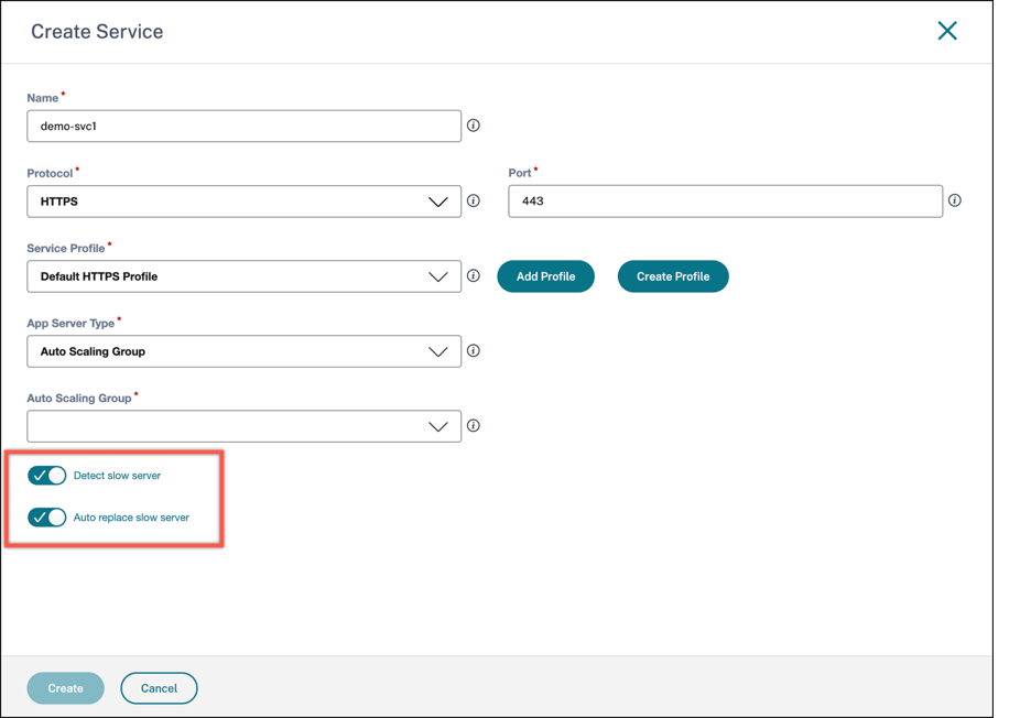 NetScaler intent-based configuration demo screnshot